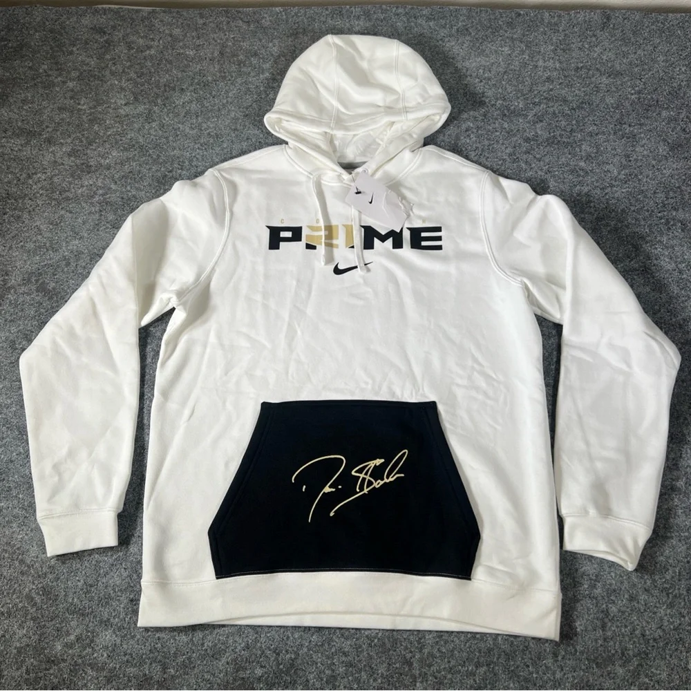 Nike Coach Prime Deion Sanders Colorado Buffaloes Hoodie Men’s‎ Size M NWT